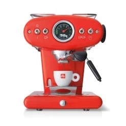 Illy X1 Anniversary E.S.E. Pod & Ground Coffee Machine - Red 10 Illy X1 Anniversary E.S.E. Pod & Ground Coffee Machine - Red -Coffee Gear Shop 20294 X1 ECO RED FRONT 1 ESP EROG