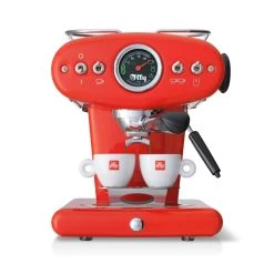Illy X1 Anniversary E.S.E. Pod & Ground Coffee Machine - Red 11 Illy X1 Anniversary E.S.E. Pod & Ground Coffee Machine - Red -Coffee Gear Shop 20294 X1 ECO RED FRONT 2 ESP EROG