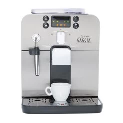 Gaggia Brera Cappuccino Espresso Machine In Silver -Coffee Gear Shop 5821 original gaggia brera espresso machine in black center 2 9258b9ae f74e 472d a8ab e98f0f68853d