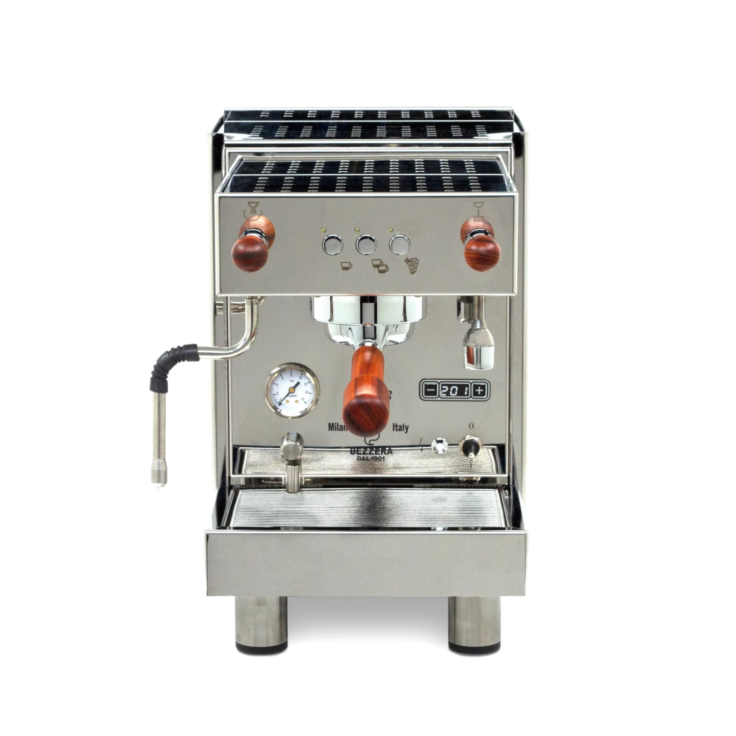 Bezzera BZ13 DE Rosso Espresso Machine - Rosewood - Special Edition 2 Bezzera BZ13 DE Rosso Espresso Machine - Rosewood - Special Edition - Image 2