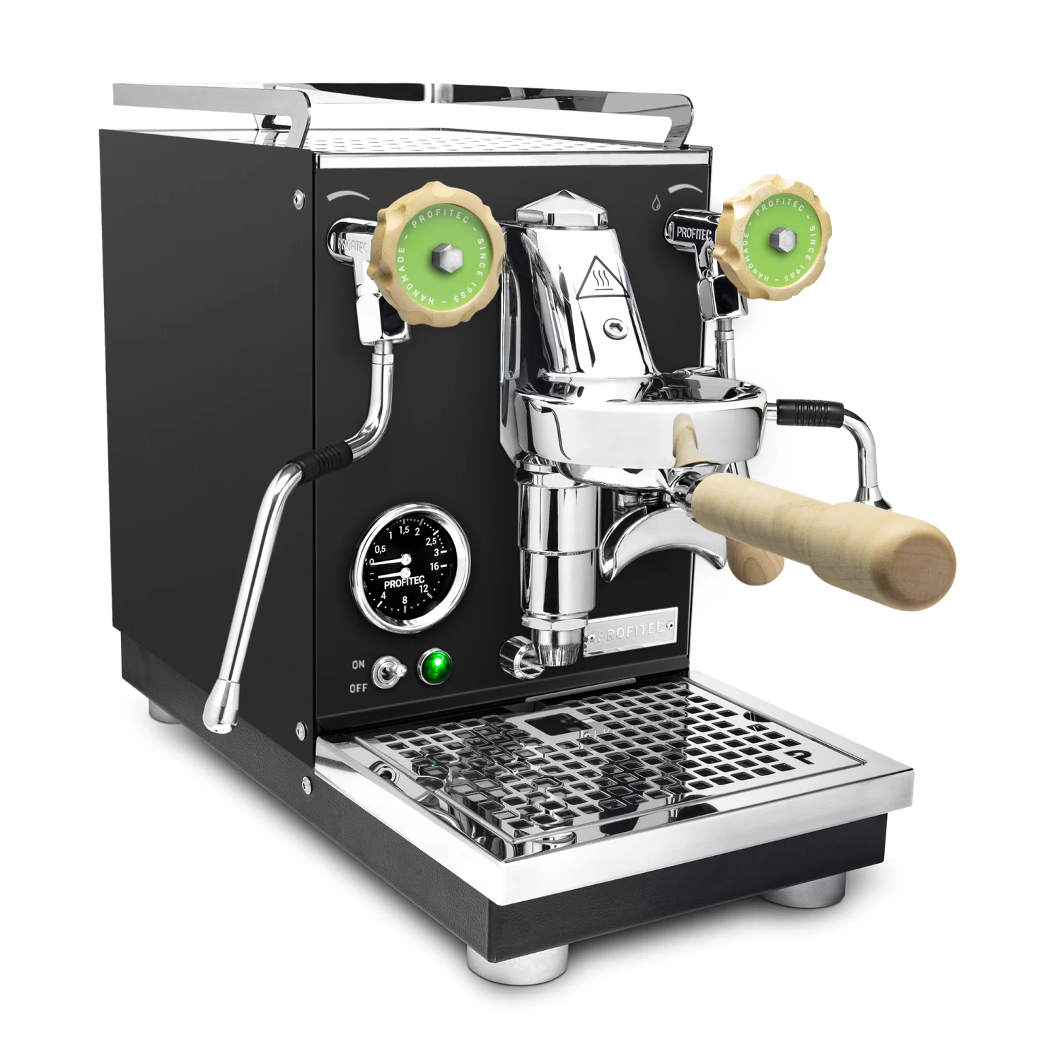 Profitec Pro 400 Espresso Machine In Matte Black With Tiger Maple 4 Profitec Pro 400 Espresso Machine In Matte Black With Tiger Maple - Image 4