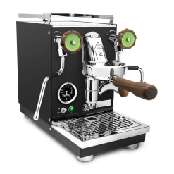 Profitec Pro 400 Espresso Machine In Matte Black With Walnut 18 Profitec Pro 400 Espresso Machine In Matte Black With Walnut -Coffee Gear Shop Black Walnut Green