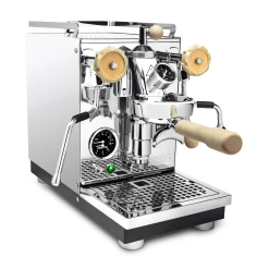 Profitec Pro 400 Espresso Machine With Flow Control And Tiger Maple 16 Profitec Pro 400 Espresso Machine With Flow Control And Tiger Maple -Coffee Gear Shop Chrome Maple Orange FC