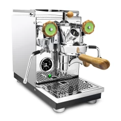 Profitec Pro 400 Espresso Machine With Flow Control And Olive Wood 17 Profitec Pro 400 Espresso Machine With Flow Control And Olive Wood -Coffee Gear Shop Chrome Olive Green FC