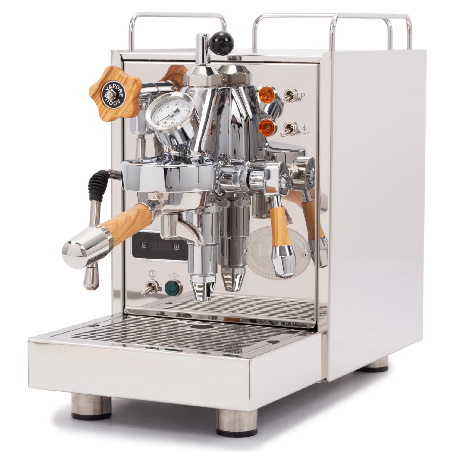 ECM Classika PID Espresso Machine With Flow Control - Olive Wood 1 ECM Classika PID Espresso Machine With Flow Control - Olive Wood