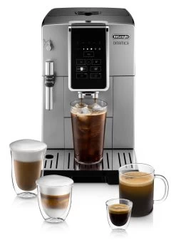 Refurbished DeLonghi Dinamica ECAM35025SB Espresso Machine -Coffee Gear Shop DinamicaECAM35025SBWhitebackground allcoffeedrinks 80ddae29 cb5d 4f4c a776 aa80d3508435