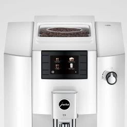 JURA E6 Automatic Espresso Machine In Piano White (NAA) -Coffee Gear Shop E6 det PW TopView Screen en 6958e1c8 6542 4ae0 82f5 f6b4bb3dbf33