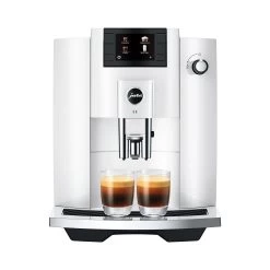 JURA E6 Automatic Espresso Machine In Piano White (NAA)