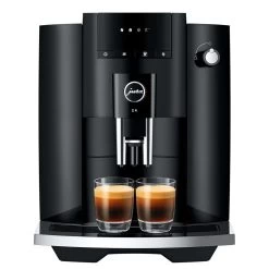 JURA E4 Automatic Espresso Machine In Piano Black -Coffee Gear Shop E8Black Main