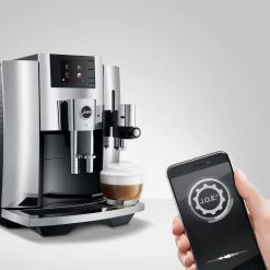 JURA E8 Espresso Machine - Chrome (NAA) 27 JURA E8 Espresso Machine - Chrome (NAA) -Coffee Gear Shop E8 Chrome NAA infinitytable joe iphone square