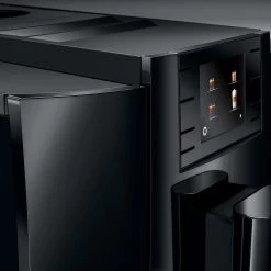 JURA E8 Espresso Machine - Piano Black (NAA) 21 JURA E8 Espresso Machine - Piano Black (NAA) -Coffee Gear Shop E8 Piano Black NAA design closeup square