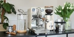 ECM Puristika Single-Boiler Espresso Machine Cream -Coffee Gear Shop ECM Puristika creme Milieu