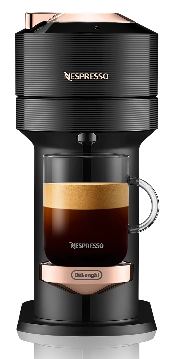 Nespresso Vertuo Next Premium Espresso Machine By DeLonghi - Black Rose Gold 1 Nespresso Vertuo Next Premium Espresso Machine By DeLonghi - Black Rose Gold