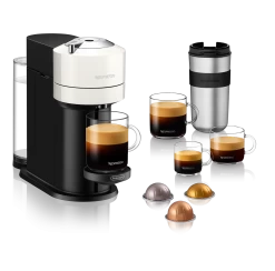 Nespresso Vertuo Next Espresso Machine By DeLonghi - White -Coffee Gear Shop ENV120W 02