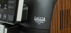 Gaggia Cadorna Barista Plus Automatic Espresso Machine - Dark Chocolate Straight Grain -Coffee Gear Shop GACADORNAPLUS DCSG 2027 G