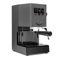 Gaggia Classic Evo Pro Espresso Machine In Industrial Grey With Blackened Oak