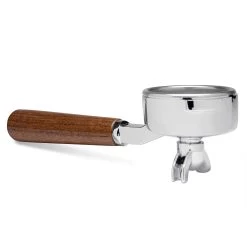 Walnut Double Spout Gaggia Portafilter