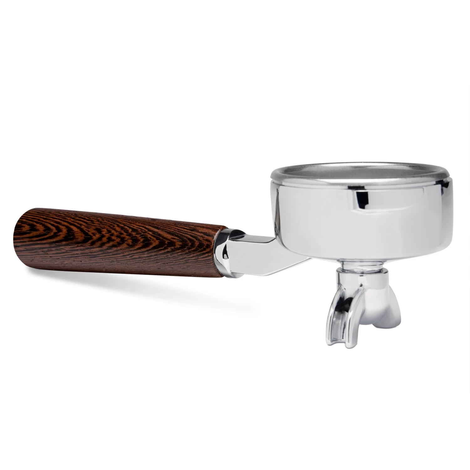 Wenge Double Spout Gaggia Portafilter 1 Wenge Double Spout Gaggia Portafilter