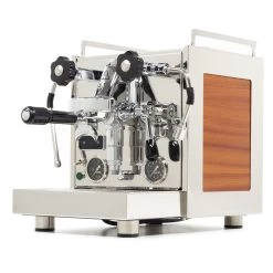 Profitec Pro 600 Dual Boiler Espresso Machine - Sapele Quarter Cut