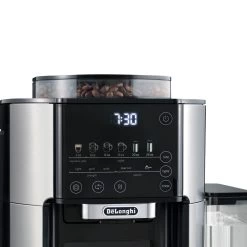 DeLonghi TrueBrew Drip Coffee Maker - Stainless/Black -Coffee Gear Shop TrueBrew ChromeBlack CAM51025MB Alt2