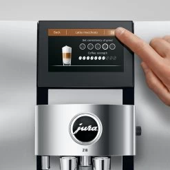 JURA Z10 Super-Automatic Espresso Machine -Coffee Gear Shop Z10 det Al Wh screen touch AromaSel en Original eng 30767
