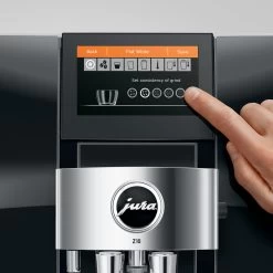 JURA Z10 Super-Automatic Espresso Machine In Diamond Black -Coffee Gear Shop Z10 det Di Bl screen touch PrdPrg en Original eng 30806