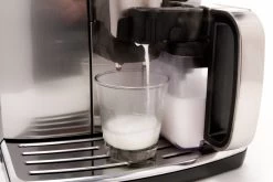 Gaggia Velasca Prestige One-Touch Coffee And Espresso Machine -Coffee Gear Shop velasca prestige carafe frothing 1