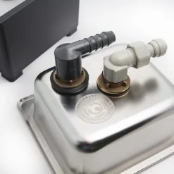 Barista Basics Counter Top Rinser - 6" X 6" X 2" Pan Size -Coffee Gear Shop 4362 original epprct662 6 1