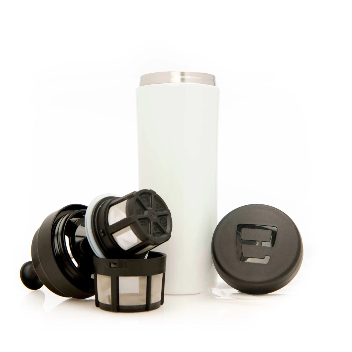 Espro P1 Travel Press For Coffee - White 3 Espro P1 Travel Press For Coffee - White - Image 3