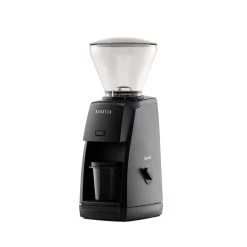Baratza Encore ESP Coffee And Espresso Grinder - Black -Coffee Gear Shop 495 EncoreESP Black DosingCup 02 QuarterLeft OnWhite WEB