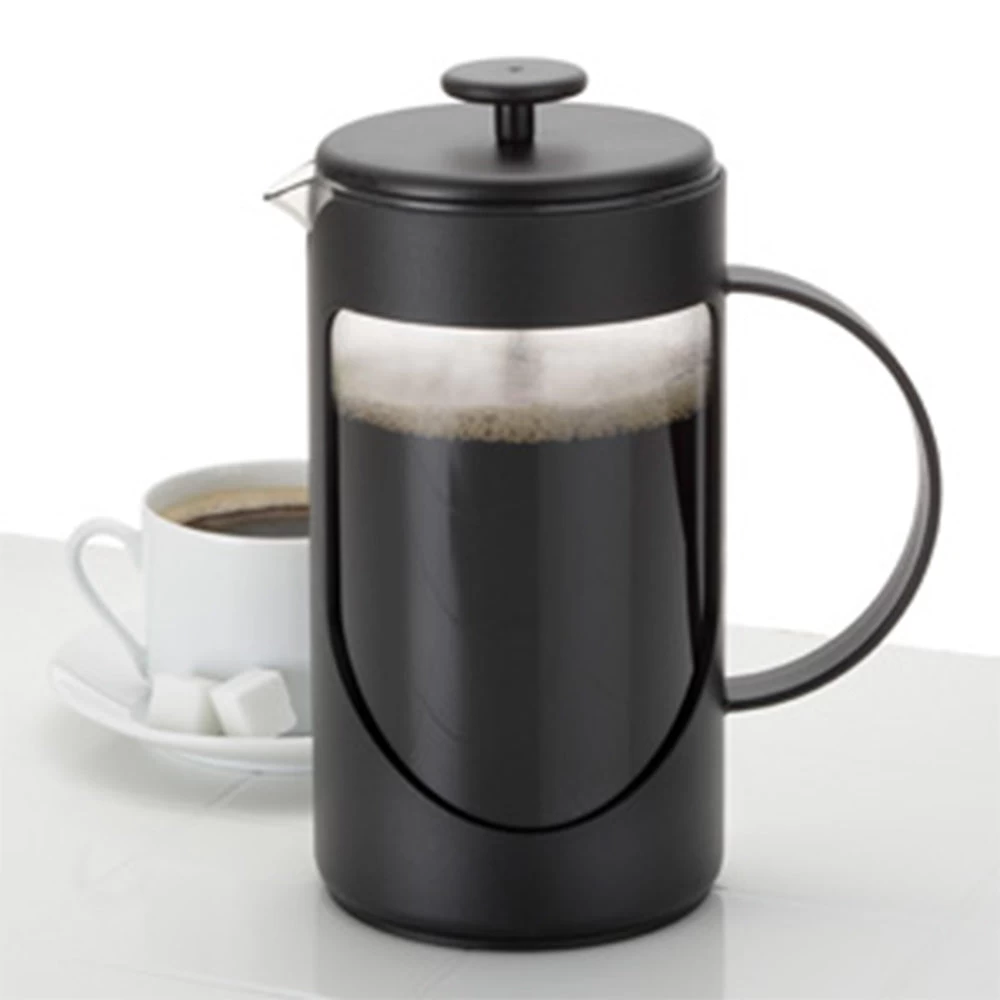 Bonjour Ami-MatinT 8 Cup Unbreakable French Press In Black 1 Bonjour Ami-MatinT 8 Cup Unbreakable French Press In Black