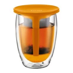Bodum 12oz Tea For One With Strainer In Orange