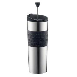 Bodum 15oz Traveling French Press Coffee Maker In Black