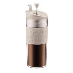 Bodum Travel Coffee Press In White