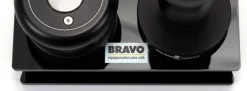 Bravo Acrylic Tamper And Distributor Stand - Black -Coffee Gear Shop AcrylicStandBlack HeroAlt