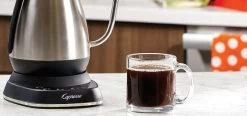 Capresso Pour-Over Kettle -Coffee Gear Shop AutomaticReheat Grid4