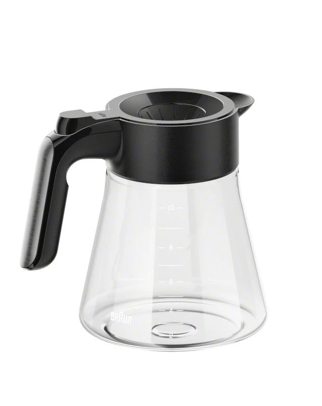 Braun MultiServe 10-Cup Replacement Glass Carafe - Black 1 Braun MultiServe 10-Cup Replacement Glass Carafe - Black