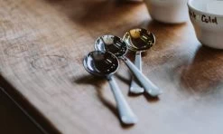 Brewista Professional Cupping Spoon - Gold 11 Brewista Professional Cupping Spoon - Gold -Coffee Gear Shop BrewistaCollectioncuppingspoonsoncounter