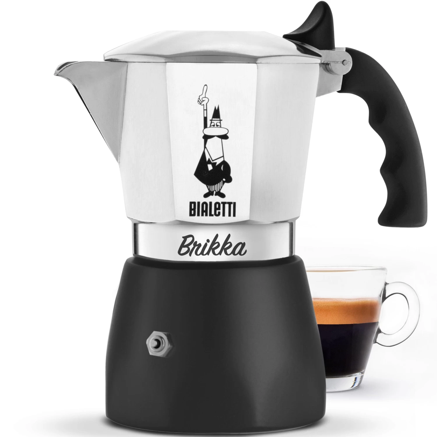 Bialetti Brikka 4-Cup Moka Pot With High Pressure Valve 1 Bialetti Brikka 4-Cup Moka Pot With High Pressure Valve