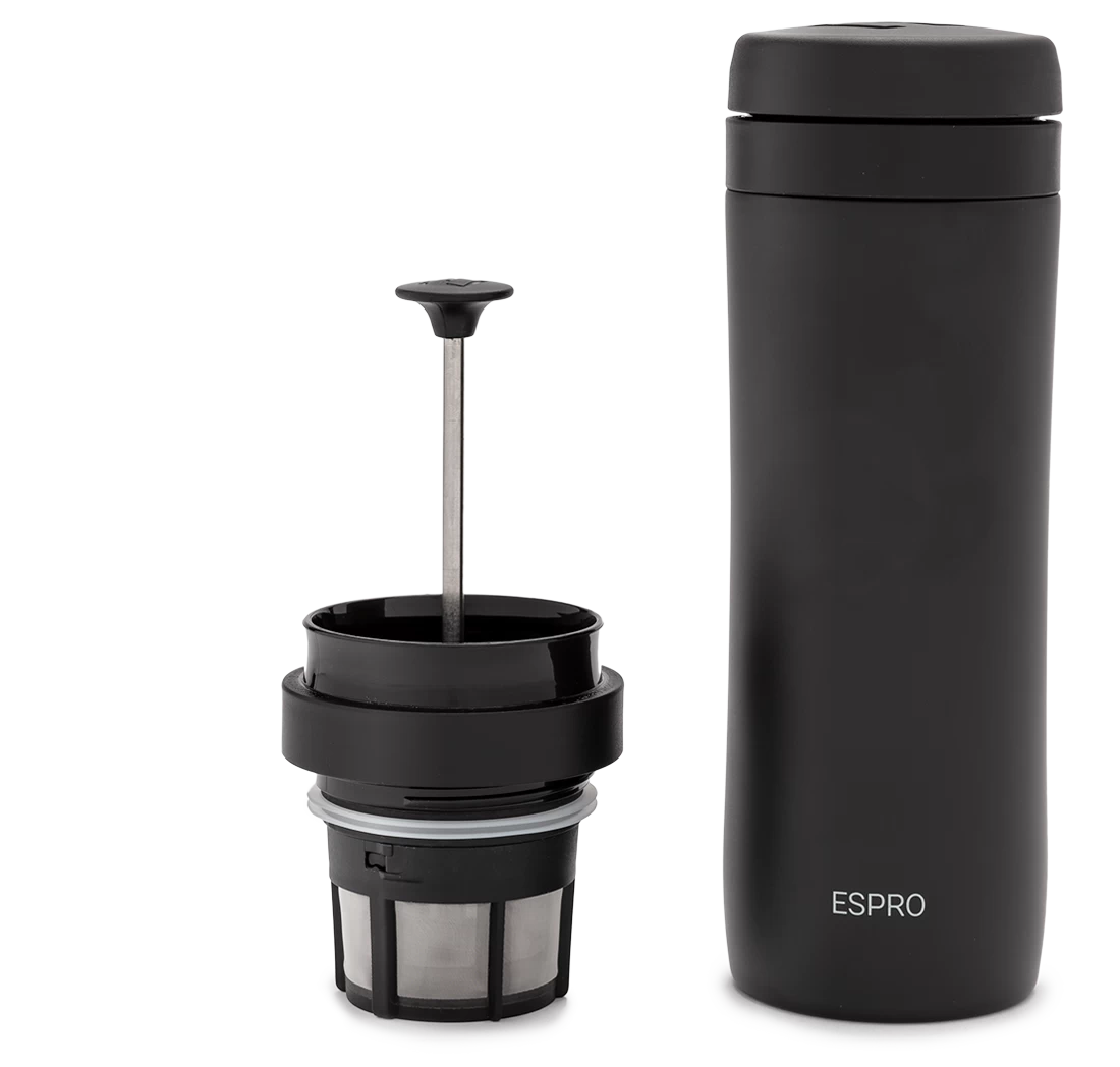 Espro P1 Travel Press For Coffee - Black 1 Espro P1 Travel Press For Coffee - Black