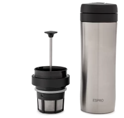 Espro P1 Travel Press For Coffee - Stainless Steel