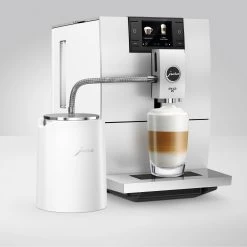 JURA Glacette Milk Cooling Sleeve - White -Coffee Gear Shop Glacette White ENA 8 NW angle infinity