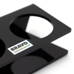 Bravo Acrylic Tamper And Distributor Stand - Black -Coffee Gear Shop IMG 1432