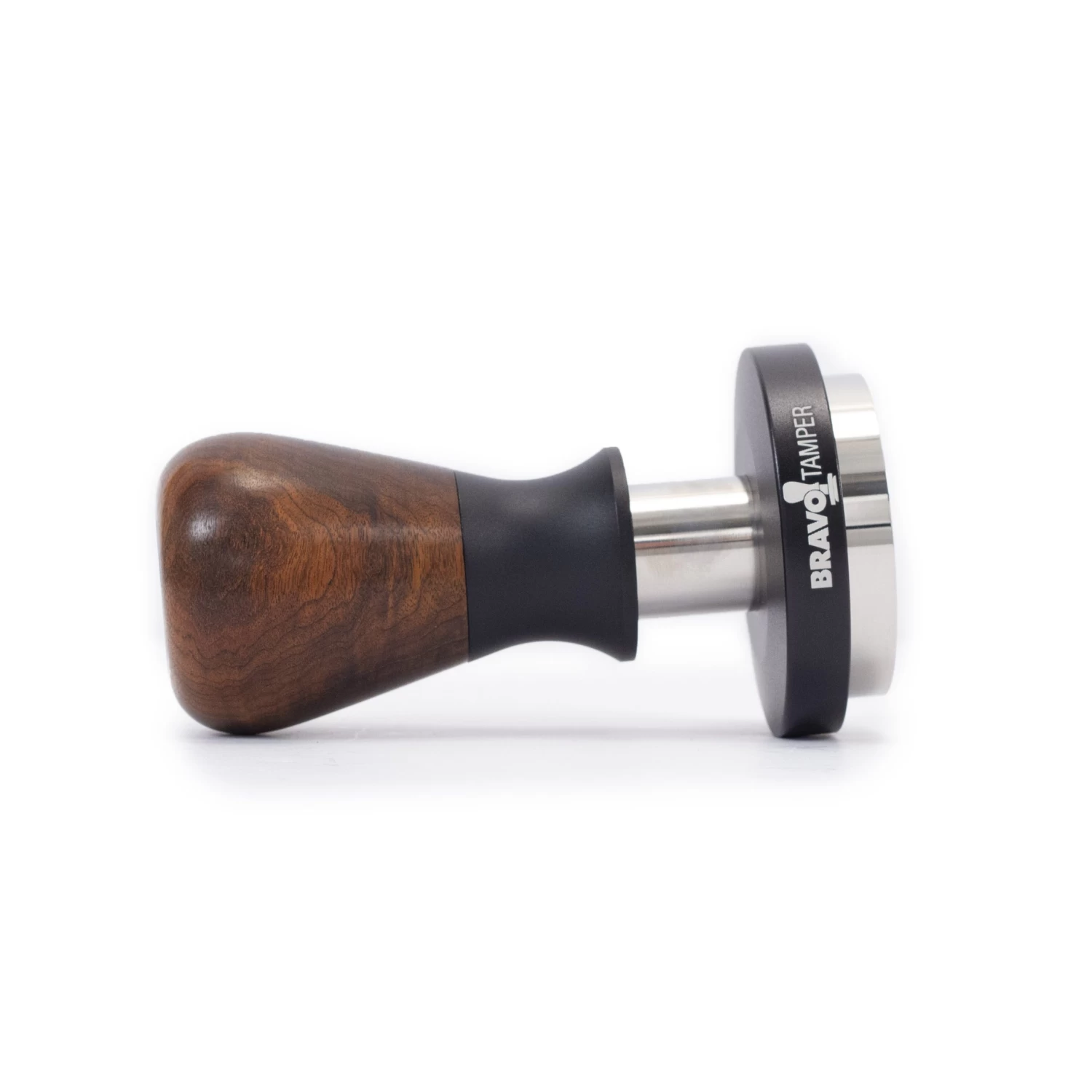 Bravo Espresso Tamper Dark Wood Handle 54.7mm 2 Bravo Espresso Tamper Dark Wood Handle 54.7mm - Image 2