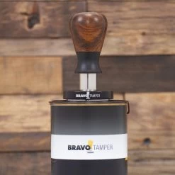 Bravo Espresso Tamper Dark Wood Handle 58.5 Mm -Coffee Gear Shop IMG 4448