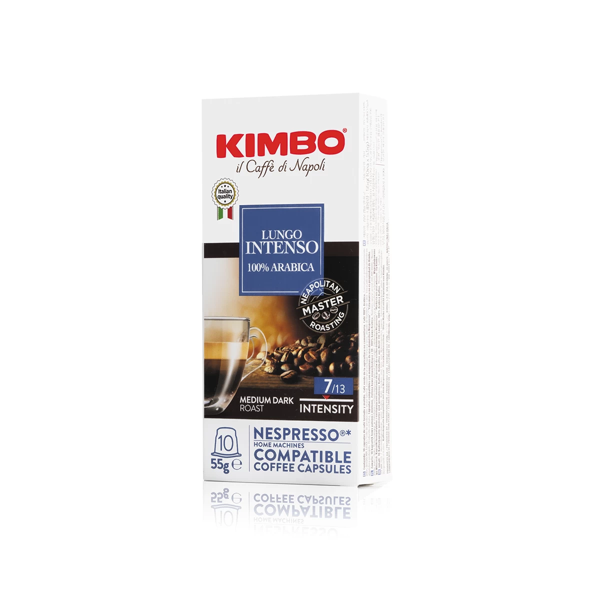 Kimbo Il Caffe Di Napoli Nespresso Original Compatible Capsules 10ct - Lungo Intenso 2 Kimbo Il Caffe Di Napoli Nespresso Original Compatible Capsules 10ct - Lungo Intenso - Image 2