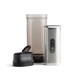 Fellow Shimmy Coffee Sieve -Coffee Gear Shop ShimmySieve Hero PureFront Disassembled