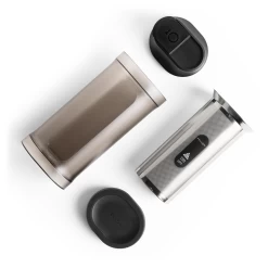 Fellow Shimmy Coffee Sieve -Coffee Gear Shop ShimmySieve Hero topDown Disassembled