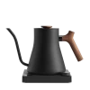 Fellow Stagg EKG Pro 0.9L Pour Over Kettle - Matte Black With Walnut Accents