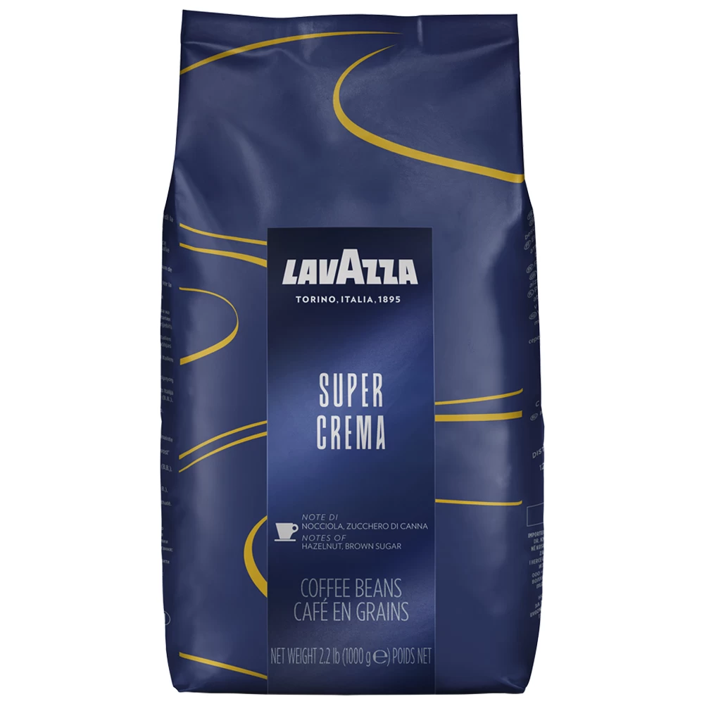 Lavazza Super Crema Whole Bean Espresso Coffee 1 Lavazza Super Crema Whole Bean Espresso Coffee